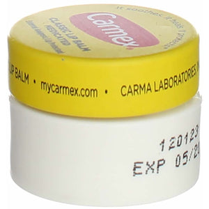 Carmex Classic Lip Balm Medicated 0.25 oz (Packs of 4)