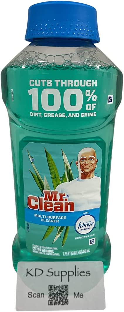 Mr.Clean All Purpose Cleaner 28Oz W/Gain Original (Package May Vary) Pack of 2
