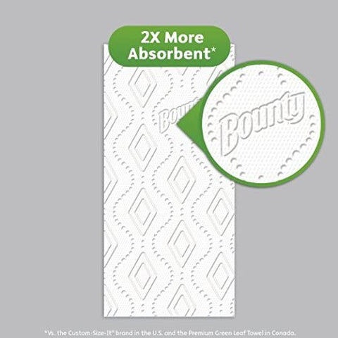 Image of Bounty Select-a-Size Paper Towels, White, 6 Double Rolls