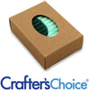 Crafter's Choice Kraft Oval Window Soap Box - Homemade Soap Packaging - Soap Making Supplies - 100% Recycled Materials - Made in USA! - BULK - Case of 500