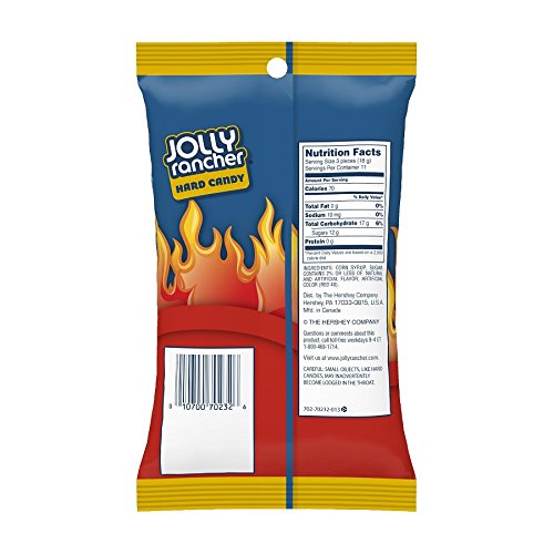 JOLLY RANCHER Hard Candy Cinnamon Fire! (7 Ounce Bag)