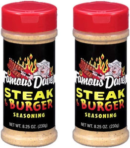 Famous Dave's Steak & Burger Seasoning Bundle - 2 Pack