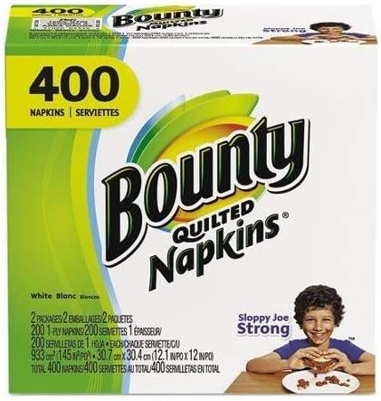 Image of Bounty Quilted Napkins, 400 count , 2X Stronger