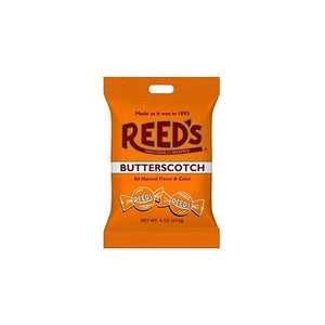 Reed's Classic Hard Candy Bags, Individually Wrapped, Variety Pack of 1x Root Beer, 1x Cinnamon, 1x Butterscotch, 4oz Each bag, (Pack of 3)