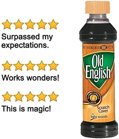 Image of Old English Scratch Cover for Light Woods, 8 Fl Oz.