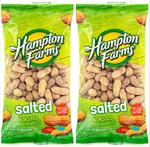 Image of Salted Roasted Peanuts, 10-oz. Bags - 3 Packs; Hearty and healthy peanuts a good source of Protein