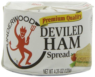 Underwood Deviled Ham Spread, 4.25 Ounce Cans (Pack of 6)