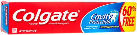 Image of Colgate Cavity Protection Toothpaste with Fluoride, 4 ounce (2 Pack)