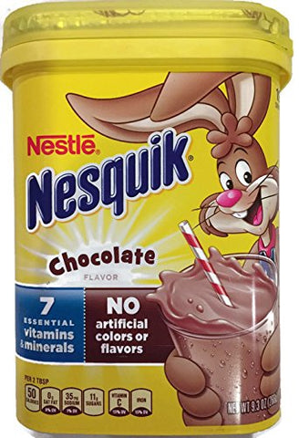 Image of NesQuik Chocolate Drink Mix Powder, 9.3 Oz (Pack of 2)