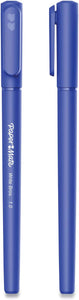 Paper Mate 3311131 Ballpoint Pen, Medium Point, Blue Ink/Blue Barrel