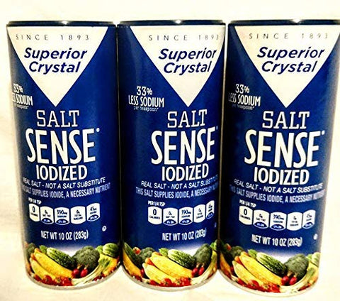 Image of Salt Sense Iodized 3 pack