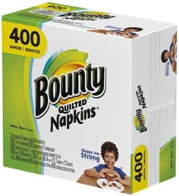 Image of Bounty Quilted Napkins, 400 count , 2X Stronger