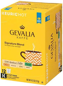 Gevalia Signature Blend Decaf Coffee K-Cup Pods, 48 Count
