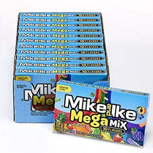 Mike and Ike Mega Mix 5 Ounce Theater Box (Pack of 12)