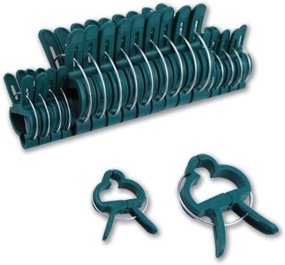 20pc Gentle Plant & Flower Clips for Supporting Stems
