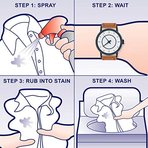 Triple Pack Spray n Wash Laundry Stain Remover, 22 Fl Oz, Pack 3, Total 66 Fl. Oz