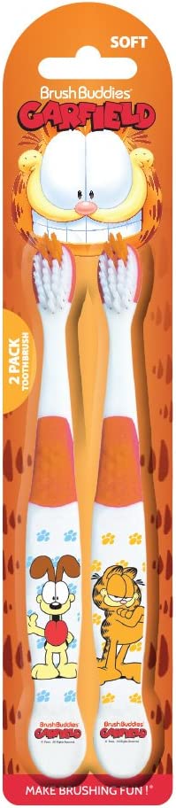 Brush Buddies Garfield and Odie Toothbrush 2 Pack