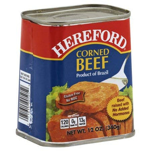 Hereford Corned Beef Canned 3Pk 12oz Cans No Added Hormones