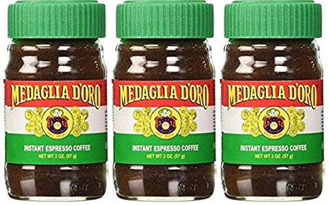 Image of Medaglia D'Oro Instant Espresso Coffee, 2-Ounce Jars (Pack of 3)