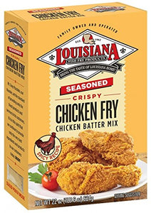 Louisiana Fish Fry, Seasoned Chicken Fry, 22-Ounce Box, 1 pkg.