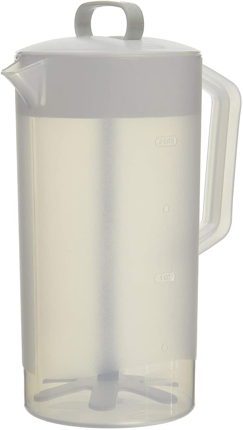 Rubbermaid - Servin Saver White Mixing Pitcher 2 Qt, Plastic, 4 3/4" Dia