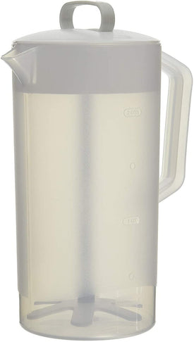 Rubbermaid - Servin Saver White Mixing Pitcher 2 Qt, Plastic, 4 3/4