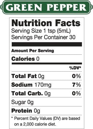 Cholula ( 3 PACK ) Green Pepper Hot Sauce 5oz Each