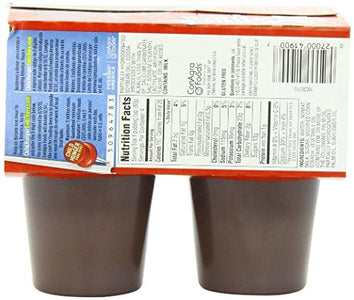 Hunts Snack Pack Chocolate Pudding FRESH (12 Cups Total 39 oz.)
