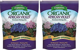 Espoma AV4, Organic African Violet Potting Mix, 4-Quart (2 Packs of 4-Quart)