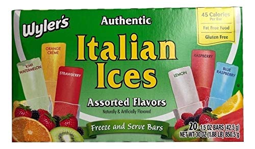 Wylers Authentic Italian Ices (20) 1.5oz