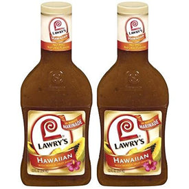 Lawry's 30 Minute Marinade: Hawaiian with Tropical Juices (2 Pack) 12 oz Bottles