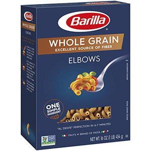 Barilla Whole Grain Pasta, Elbows, 16 oz