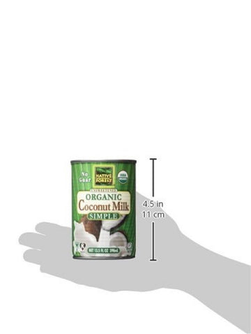 Image of Native Forest Simple Organic Unsweetened Coconut Milk, 13.5 Fl. Oz. (Pack Of 3)