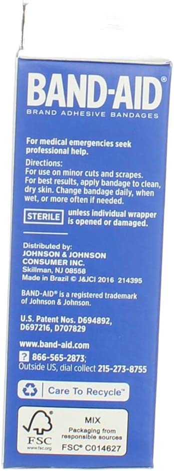 BAND-AID Plastic Strips All One Size 60 Each