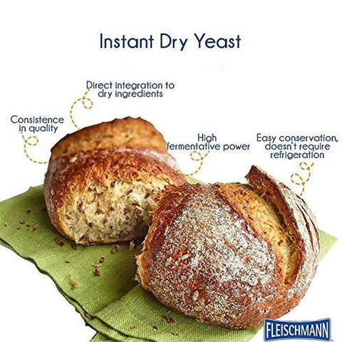Image of Fleischmann's Instant Dry Yeast 1lb bag