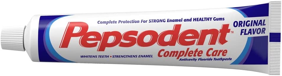Pepsodent Complete Care Toothpaste Original Flavor 5.5 oz (Pack of 3)
