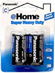 Panasonic UM-2NPA/2B Super Heavy Duty C Batteries - 2 Pack