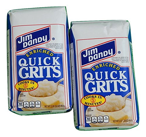 Image of Jim Dandy Enriched White Corn Quick Grits 2-Pound Bag (Pack of 2)