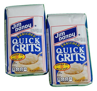 Jim Dandy Enriched White Corn Quick Grits 2-Pound Bag (Pack of 2)
