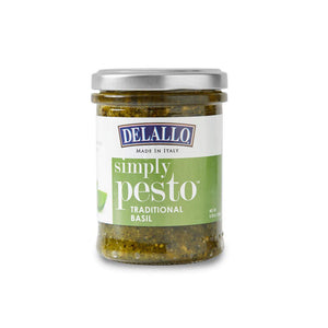 DeLallo - Imported Italian Genovese Basil Pesto, (6)- 6.35 oz. Jars