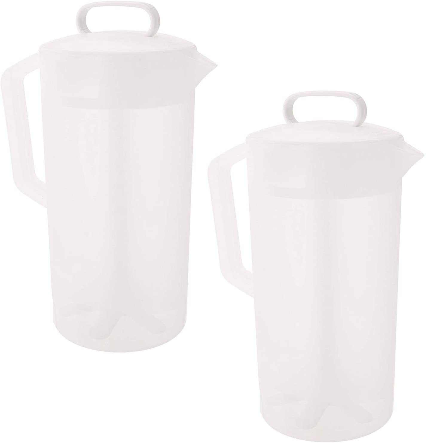 Rubbermaid - Servin Saver White Mixing Pitcher 2 Qt, Plastic, 4 3/4" Dia