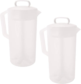 Rubbermaid - Servin Saver White Mixing Pitcher 2 Qt, Plastic, 4 3/4" Dia