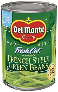 Del Monte Pull Top Can Fresh Cut Blue Lake Green Beans