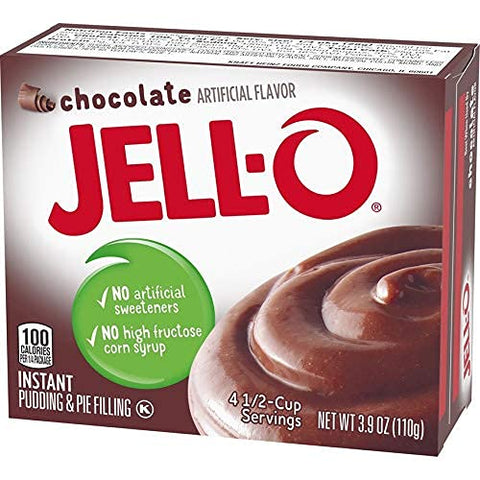 Image of Jell-O Chocolate Instant Pudding & Pie Filling (4-Pack)