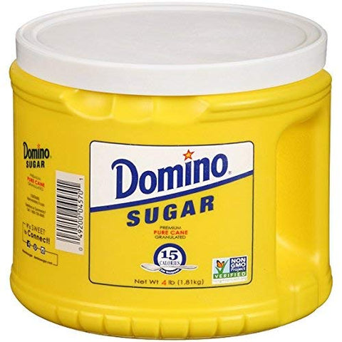 Image of Domino Granulated Sugar, 4 Lb - PACK OF 2
