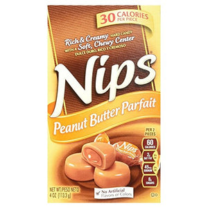 Nips Hard Candy Peanut Butter Parfait (4oz per pack) ( Pack of 2)