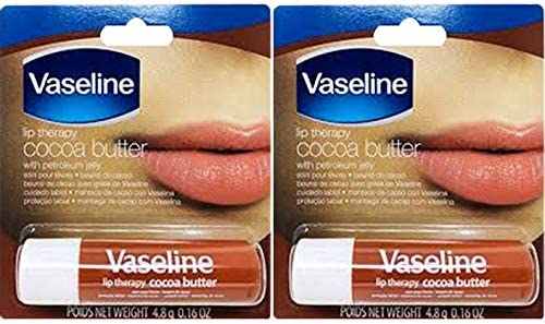 Vaseline Lip Therapy Stick with Petroleum Jelly - 2 Pack (Cocoa Butter)