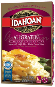 Idahoan Au Gratin Homestyle Casserole Potato Slices 4 oz (Pack of 4)
