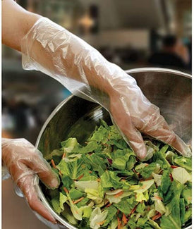 Royal Elbow Disposable Poly Gloves, 21.5 Inch, Box of 100