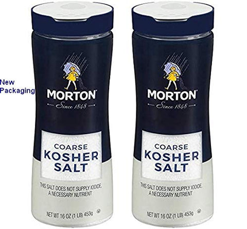 Image of Morton Coarse Kosher Salt 16 oz. (Тwо Расk)